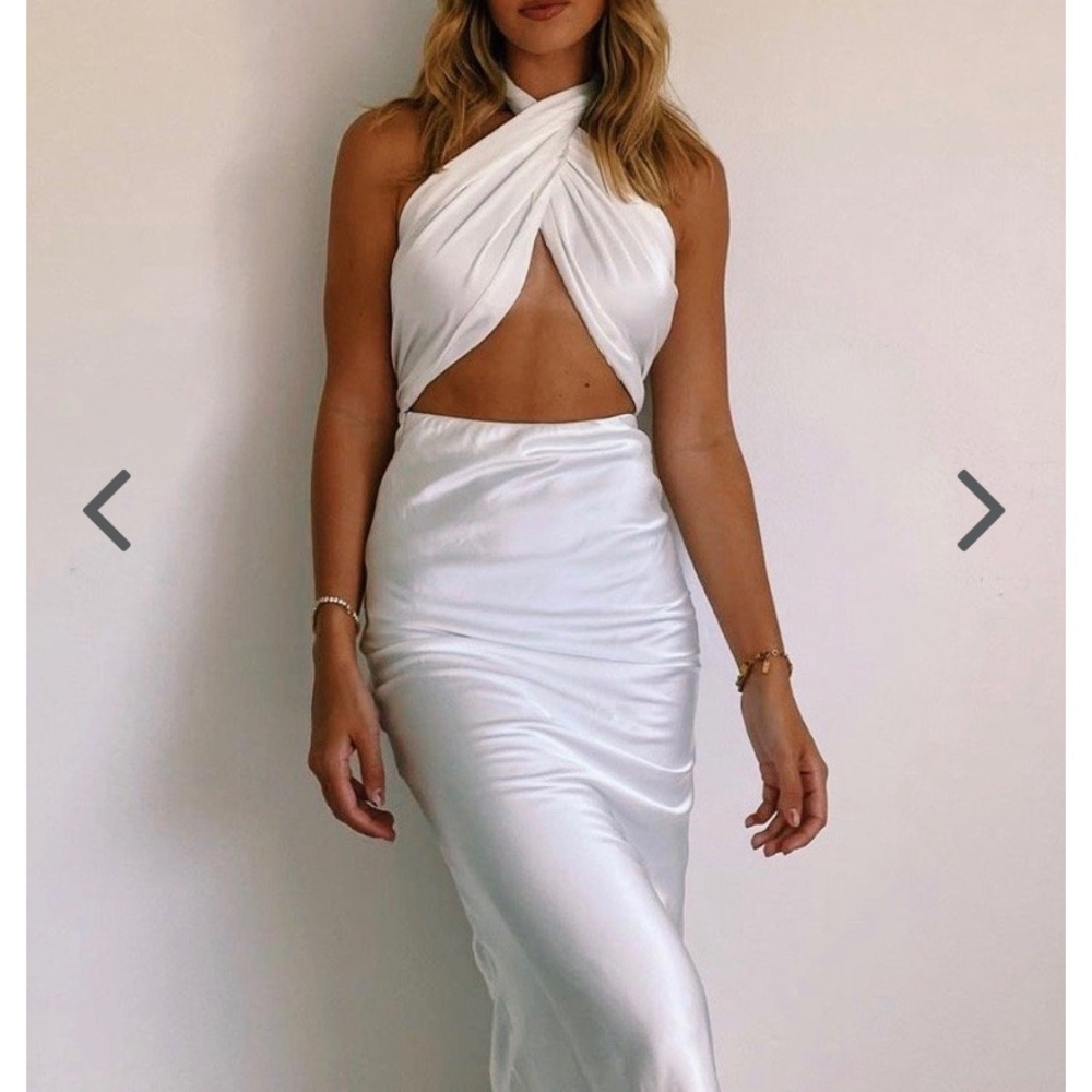 Verge girl Paris baby halter midi dress